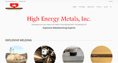 Desktop Screenshot of highenergymetals.com